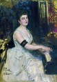 portrait of pianist m k benoit 1887 Ilya Repin